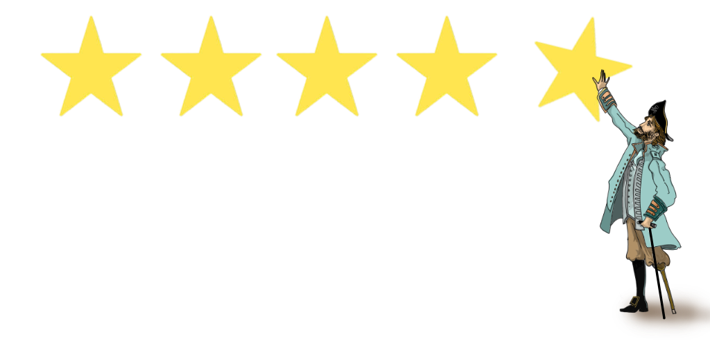 Pirate- 5stars